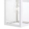 Vaxcel Medinah 1 Light Dusk to Dawn White Outdoor Wall Lantern Clear Glass T0553 - alternate 8